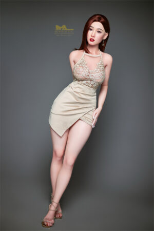Elegancka towarzyszka silikonowa Betty 153 cm z miseczką F i kobiecą linią bioder dla wolnego i czułego rytmu prywatnej nocy