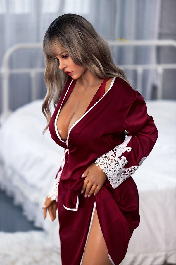 Harmonijna linia 85 56 94 cm w modelu 165 cm od Irontech Doll z miseczką G dla ciepłej chwili pełnej czułości - obrazek 3