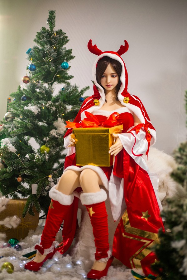 Realistyczna obecność 158 cm od Qita Doll wykonana z TPE z miseczką G w harmonijnym kobiecym stylu - obrazek 2