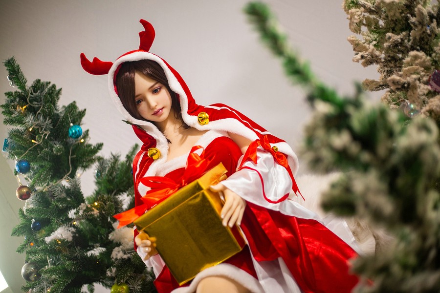 Realistyczna obecność 158 cm od Qita Doll wykonana z TPE z miseczką G w harmonijnym kobiecym stylu - obrazek 3