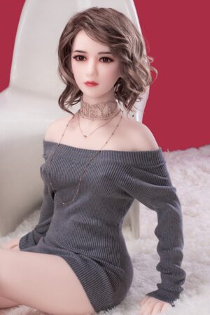 Realistyczna lalka 150 cm marki Wonanii Doll wykonana z TPE i z linią biustu w miseczce C dla wieczoru pełnego subtelnego napięcia