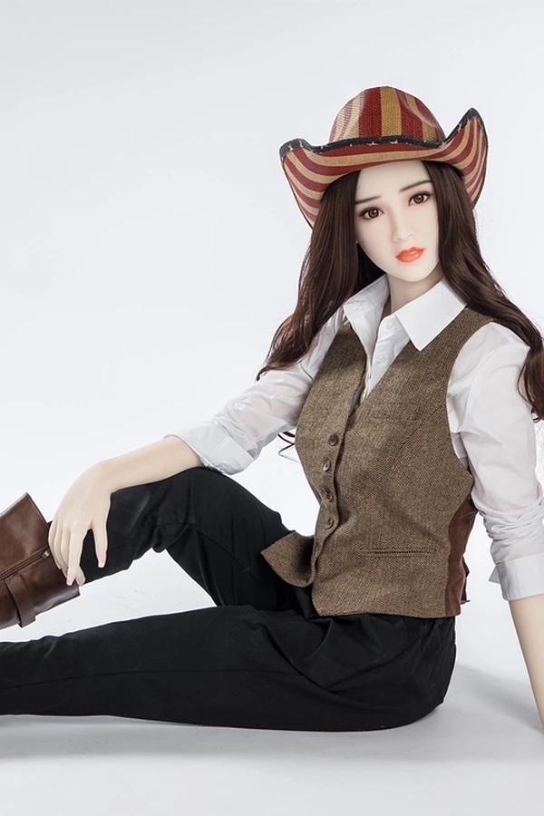 Realistyczna obecność 158 cm od Aimi Doll wykonana z TPE z miseczką I o miękkim i naturalnym odbiorze sylwetki - obrazek 4