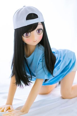 Miękki kontakt z TPE w modelu 135 cm od Inherit anime Doll z linią biustu w miseczce A o pełniejszej linii i spokojnym rytmie