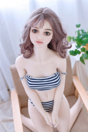 145 Cm Miseczka C Materiał TPE Fioletowe Włosy Mała Słodka Sex Doll