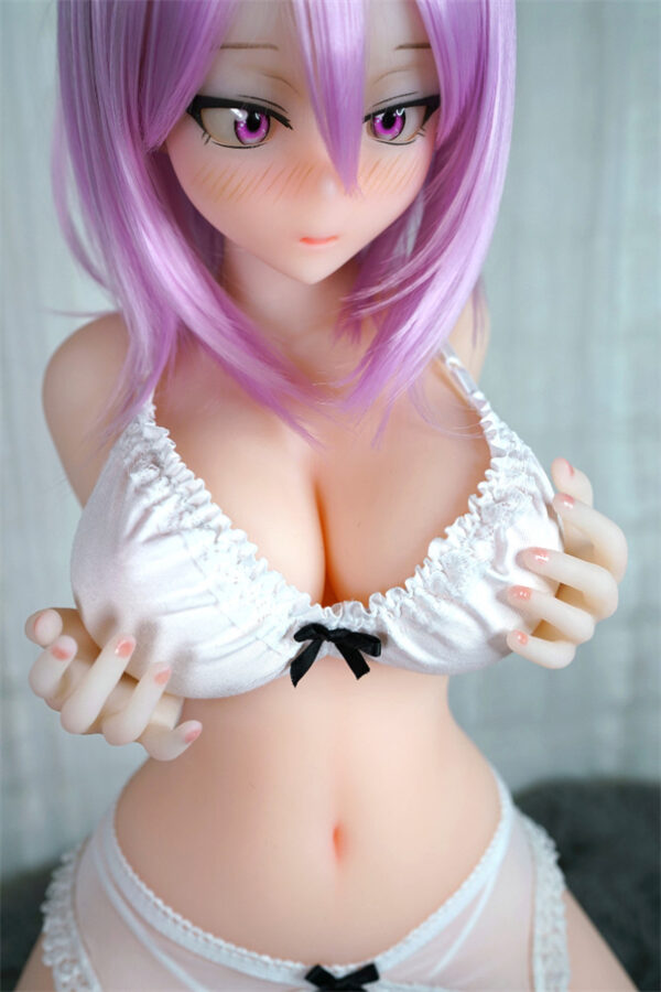 85cm fioletowe włosy miseczka D Sex Doll - obrazek 6