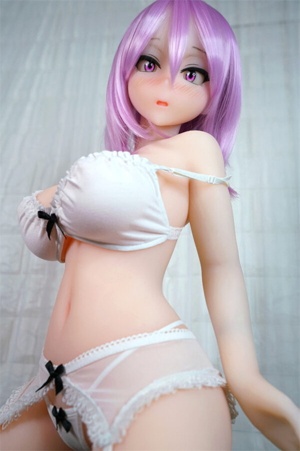 85cm fioletowe włosy miseczka D Sex Doll - obrazek 5