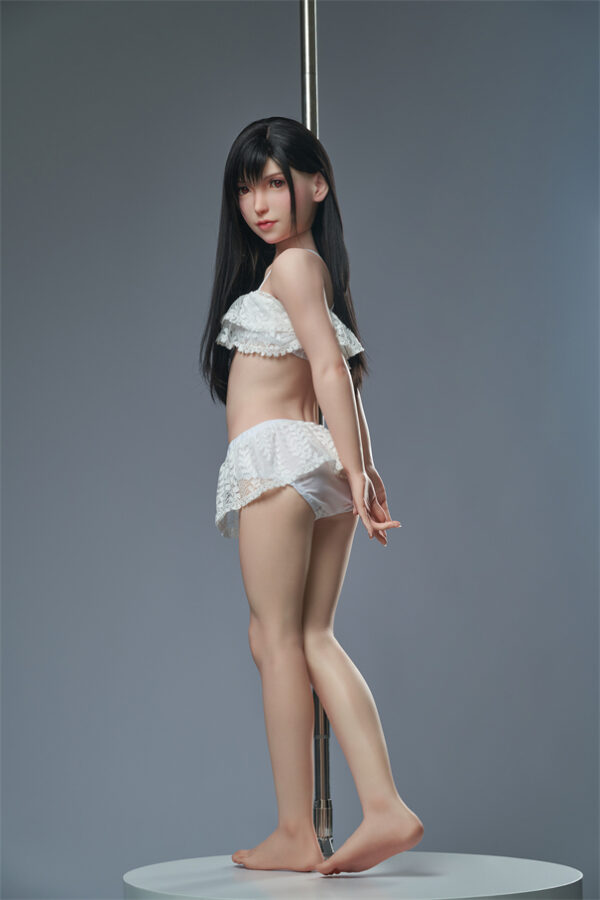 132cm czarne włosy Filiżanka może stać Sex Doll - obrazek 7