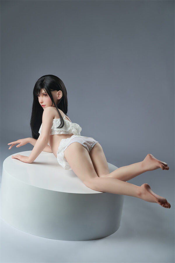 132cm czarne włosy Filiżanka może stać Sex Doll - obrazek 4