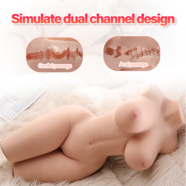53CM Obwód Tułowia Becky Miseczka C Sex Doll Torso - obrazek 3