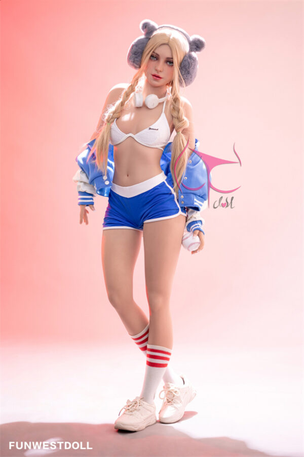 159cm Blondynka Miseczka A Seksowna Dziewczyna Sex Lalka - obrazek 2