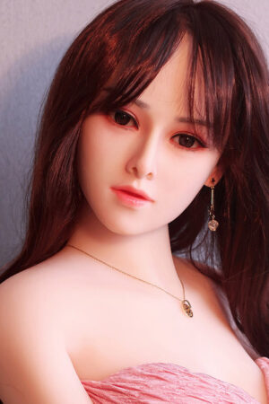 Miseczka D 158 Cm, Mała Silikonowa Główka z Możliwością Przeszczepu Włosów, Można Wykorzystać do Stworzenia Seksownych Bioder Sex Doll