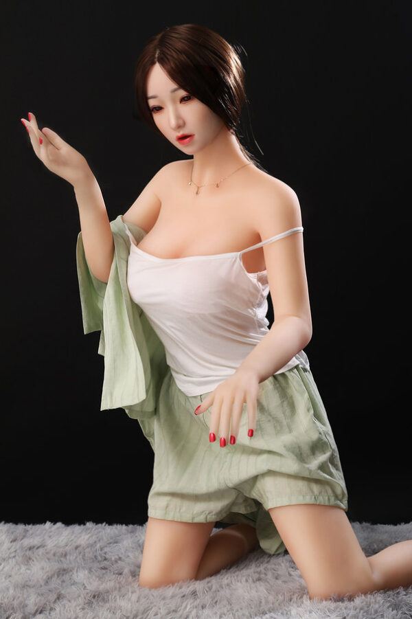 Miseczka D 158 cm, Mała Klatka Piersiowa, Silikonowa Główka, Czarne Włosy, Można Przeszczepiać i Używać do Zginania Bioder Sex Doll - obrazek 6